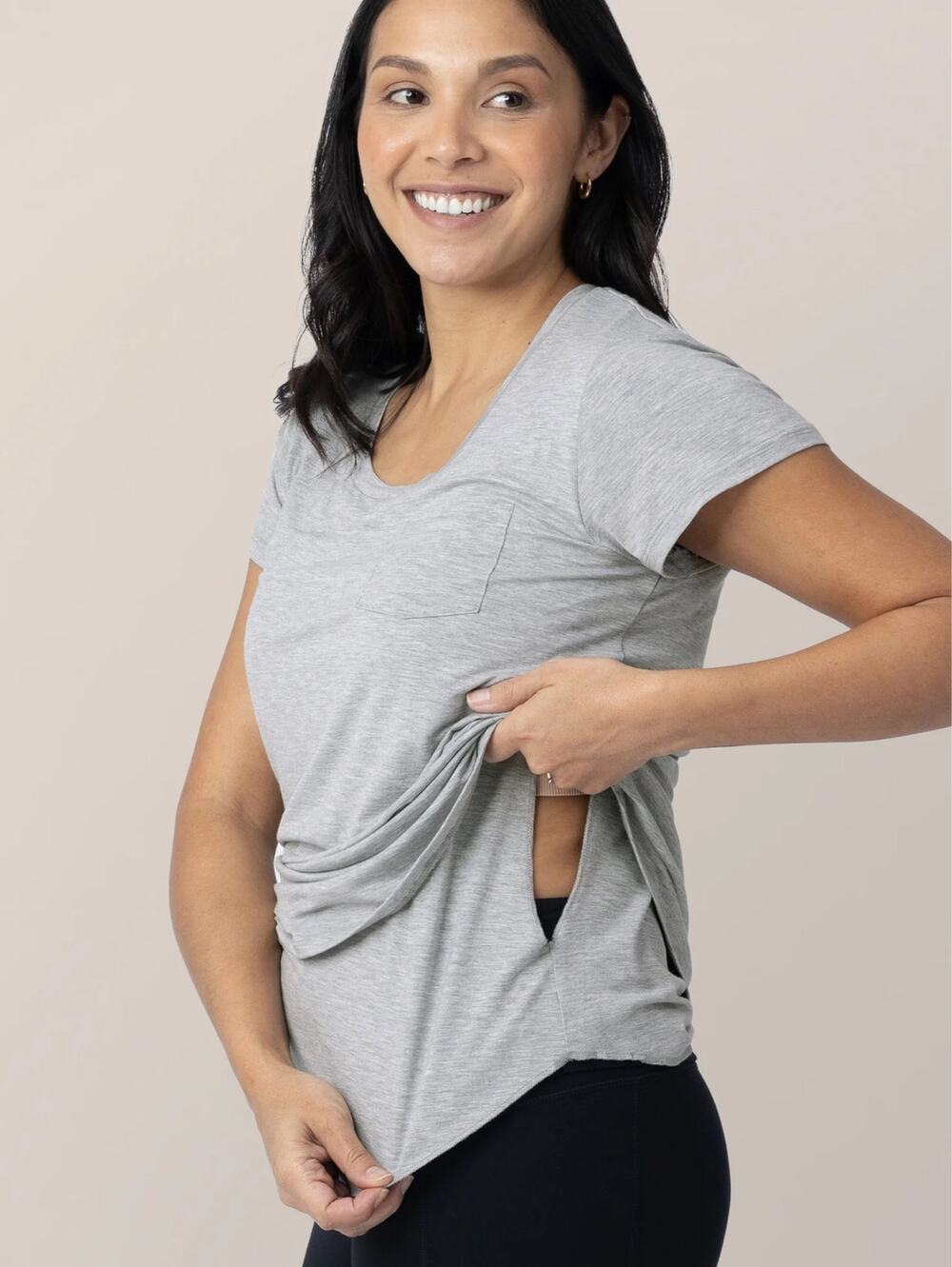 Kindred Bravely Everyday Maternity & Nursing T-shirt Size Medium